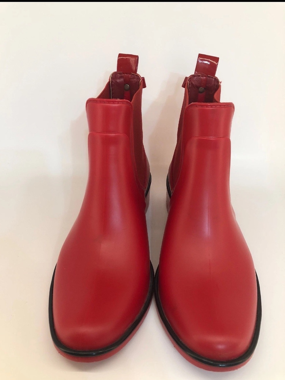 Kate spade Red Chelsea Rain Boots for Women - Sleek Ankle Boot